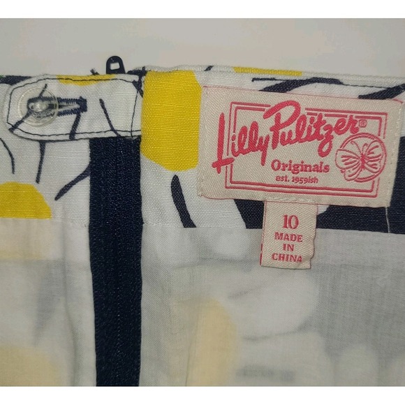 Lilly Pulitzer Originals Skirt Women's 10 | Rare Retired Daisy Floral Print, EUC - Picture 5 of 9
